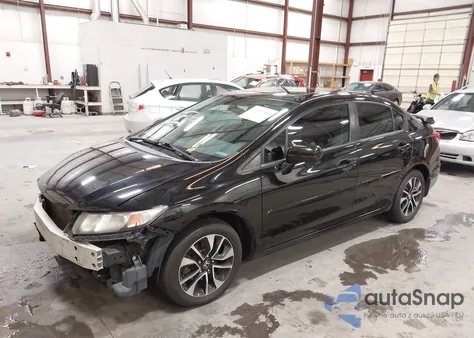 2015 Honda Civic Ex из США, поврежденный, VIN 2HGFB2F87FH539556